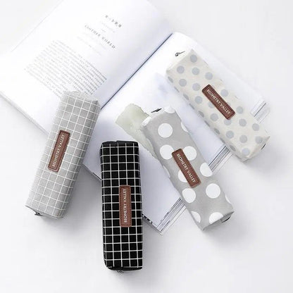 Modern Student Pencil Case Minimalist Simple Pen Bags Durable Zipper Pencil Cases For Office