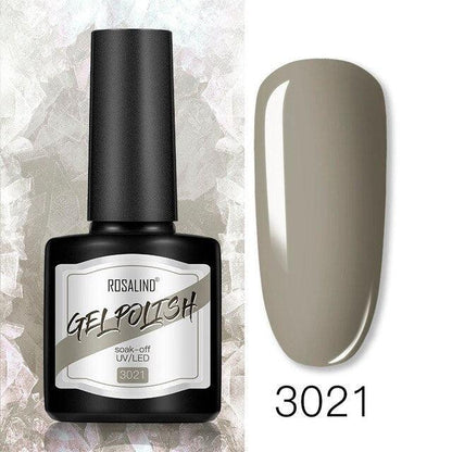 Modern Womens Glossy Colorful 8ml Nail Gel Polish Permanent UV LED  High Quality Crystal Effect Design
