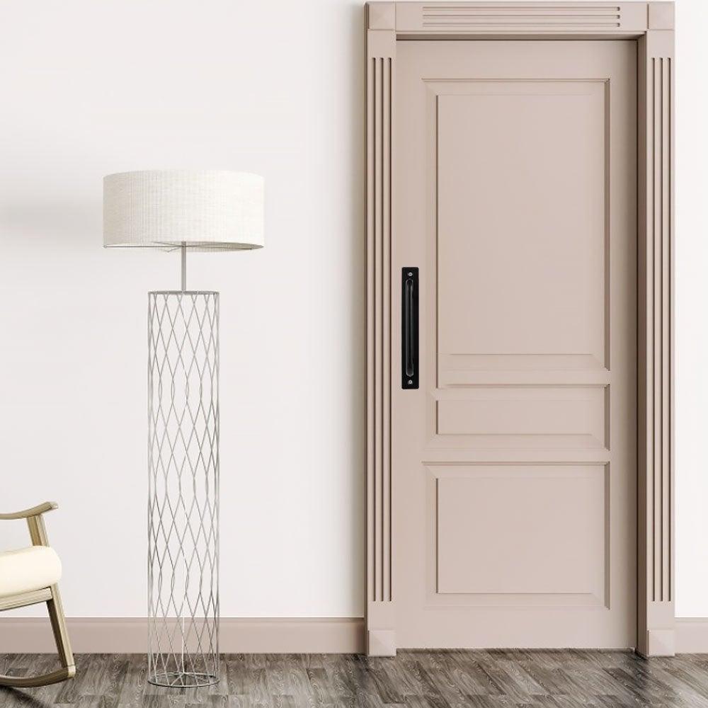 Multi-Purpose Door Handles Balcony Bedroom Cupboard Drawer Pulls Furniture Knobs Kitchen Bar Cabinet Door Handles Grab Hole Free Kitchen Cabinet Handle Furniture Hardwar