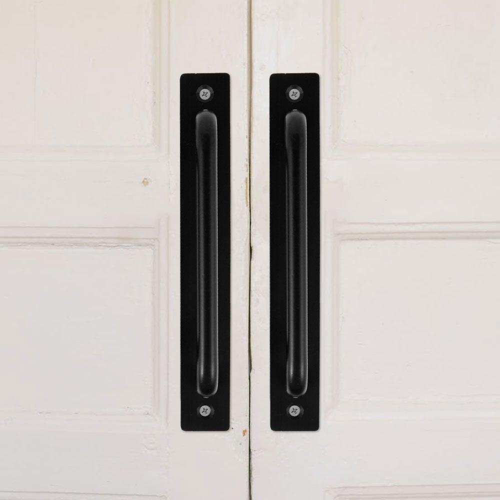 Multi-Purpose Door Handles Balcony Bedroom Cupboard Drawer Pulls Furniture Knobs Kitchen Bar Cabinet Door Handles Grab Hole Free Kitchen Cabinet Handle Furniture Hardwar
