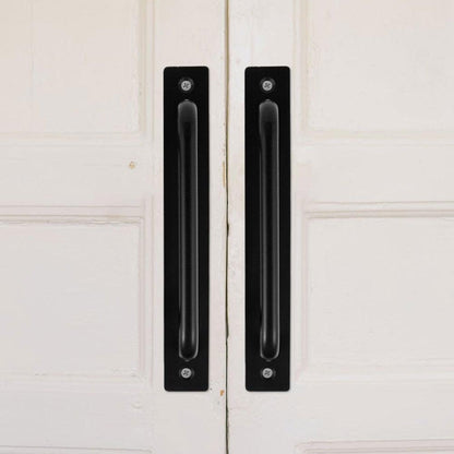 Multi-Purpose Door Handles Balcony Bedroom Cupboard Drawer Pulls Furniture Knobs Kitchen Bar Cabinet Door Handles Grab Hole Free Kitchen Cabinet Handle Furniture Hardwar