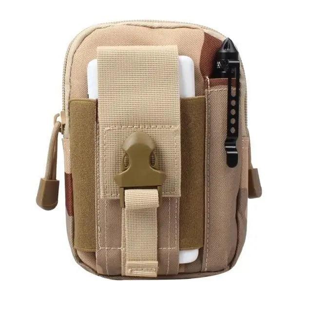 Multifunction Classic Water-Resistant Phone Bag Outdoor Waist Bag Portable Durable Large Capacity Bags