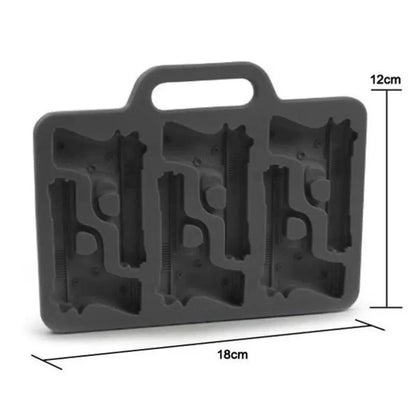Octopus Ice Cube Maker Creative Silica Gel Gun Bullet Skull Shape Tray Mold Home Bar Party Cool Whiskey Wine Ice Cream Bar Tool
