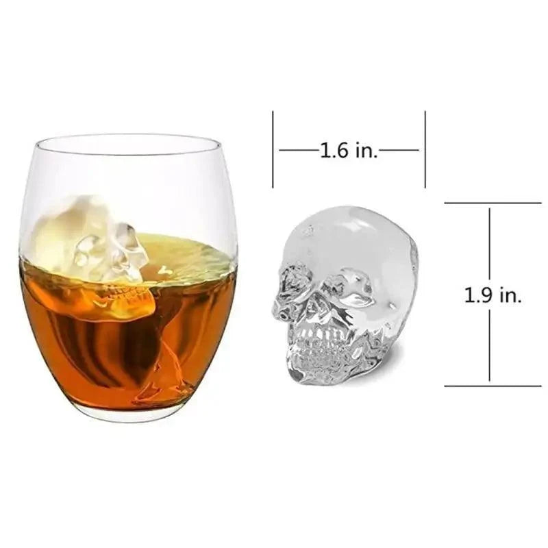 Octopus Ice Cube Maker Creative Silica Gel Gun Bullet Skull Shape Tray Mold Home Bar Party Cool Whiskey Wine Ice Cream Bar Tool