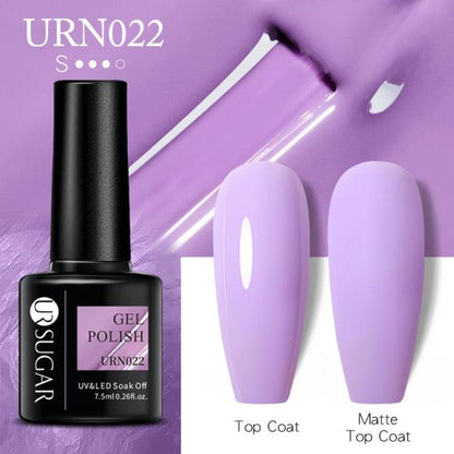 New 2022 Pink Blue Gel Nail Polish UV Color Changing Elegant Luxury Glossy Nail Design For Womens