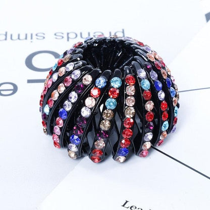 New Crystal Bird Nest Ponytail Holder Fair Crab Claw Clip Hairpin Rhinestone for Women Girls Accessories Barrettes Headwear Gorgeous Hair Accessories For Women