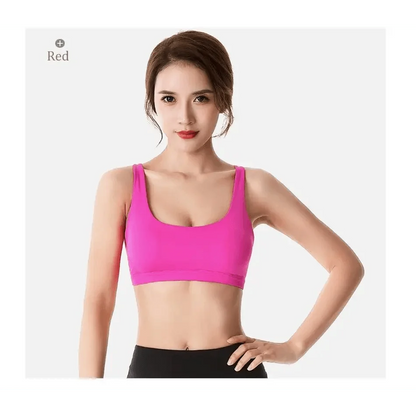 New Elegance Fitness Sports Bra for Women Push Up Wirefree Padded Crisscross Strappy Running Gym Training Workout Yoga Underwear Crop Tops