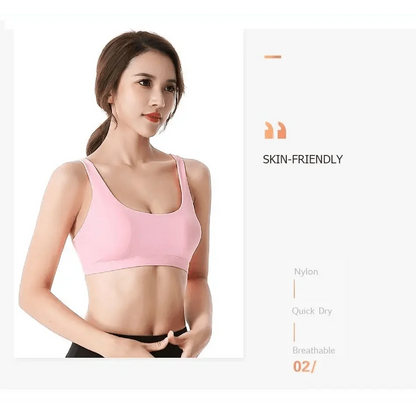 New Elegance Fitness Sports Bra for Women Push Up Wirefree Padded Crisscross Strappy Running Gym Training Workout Yoga Underwear Crop Tops