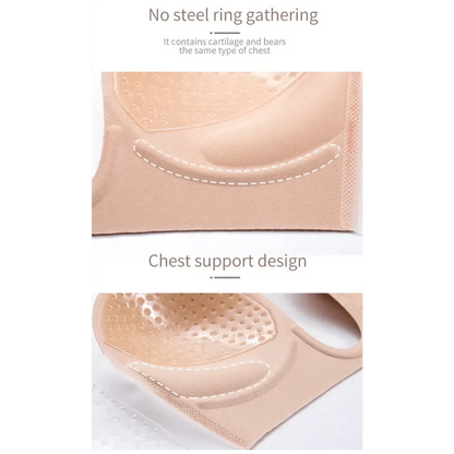 New Elegance Invisible Push Up Bra Strapless Bras Dress Wedding Party Sticky Self-adhesive Silicone Brassiere Breathable Deep U Bra Underwear