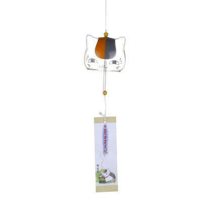 New Glass Cat Pattern Wind Chime Bell Home Garden Hanging Decor DIY Gift Glass Wind Chime Birthday Valentine's Day Gift Home Spa Kitchen Office Decor