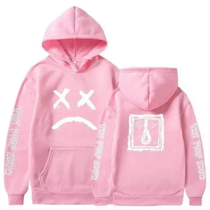 New Happy Cool Smiling Face Print Winter Fashion Couple Pullover Streetwear Sweatshirts Cute Aesthetic Print Classic Hoodies For Men Women Unisex Durable Comfortable Hoodies