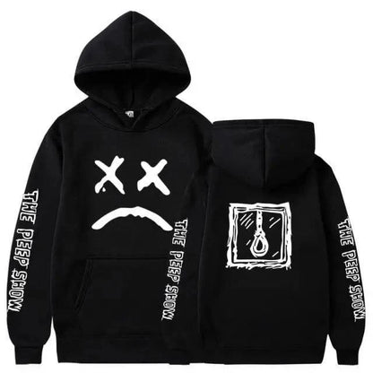 New Happy Cool Smiling Face Print Winter Fashion Couple Pullover Streetwear Sweatshirts Cute Aesthetic Print Classic Hoodies For Men Women Unisex Durable Comfortable Hoodies