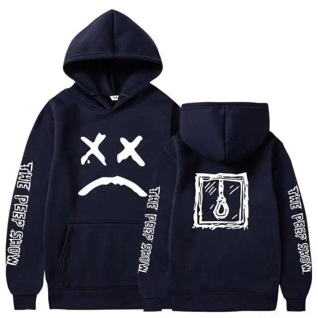 New Happy Cool Smiling Face Print Winter Fashion Couple Pullover Streetwear Sweatshirts Cute Aesthetic Print Classic Hoodies For Men Women Unisex Durable Comfortable Hoodies