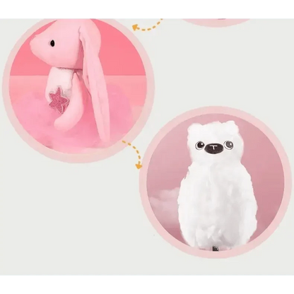 New Incredible Stuffed Toys Soft Animal Rabitt Kids Toy Soothe Appease Towel Saliva Plush Toy for Sleep Pacify Toy Infants Newborn Doll Baby Toys 0 12 Months