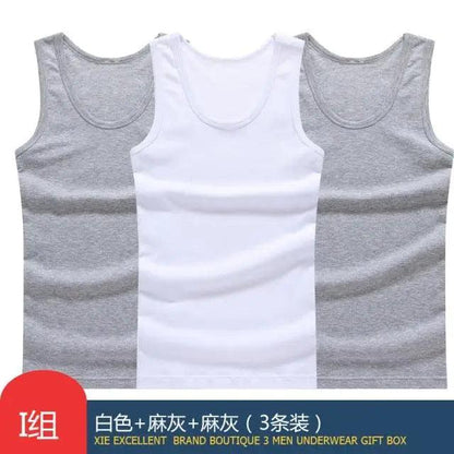 New Sale 100% Soft Cotton Mens Modern Sleeveless Tank Top Solid Muscle Vest Athletic Undershirts O-neck Gym Clothing Tees Tops Unique Soft Comfortable Summer Tops For Men Soft Cotton Sleeveless Tops for Men Classic Tank Tops