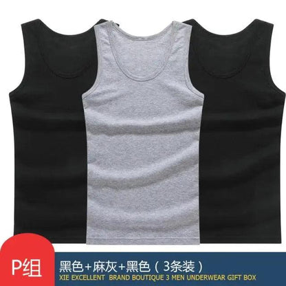 New Sale 100% Soft Cotton Mens Modern Sleeveless Tank Top Solid Muscle Vest Athletic Undershirts O-neck Gym Clothing Tees Tops Unique Soft Comfortable Summer Tops For Men Soft Cotton Sleeveless Tops for Men Classic Tank Tops