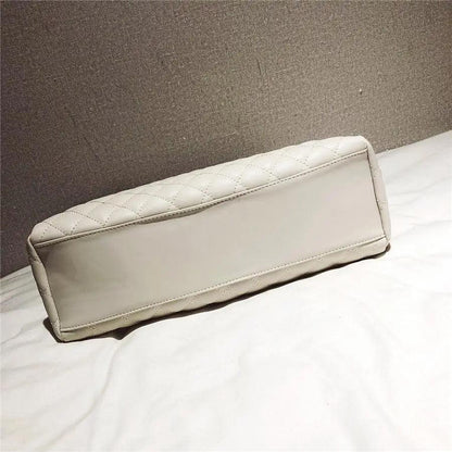 Women Pu Leather Shoulder Bag Fashionable Designer Luxury Female Large Capacity Crossbody Bag