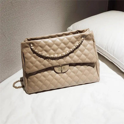Women Pu Leather Shoulder Bag Fashionable Designer Luxury Female Large Capacity Crossbody Bag