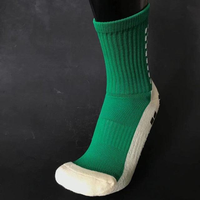 Unisex Cycling Socks Football Socks Round Silicone Suction Cup Grip Anti Slip Soccer Socks Sports Baseball Rugby Socks For Men And Women
