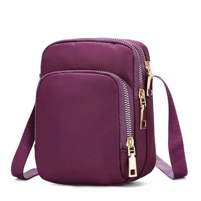 New Trendy Crossbody Zipper  Shoulder Bag For Ladies And Girls Multifunction Handbag Wrist Purse For Females