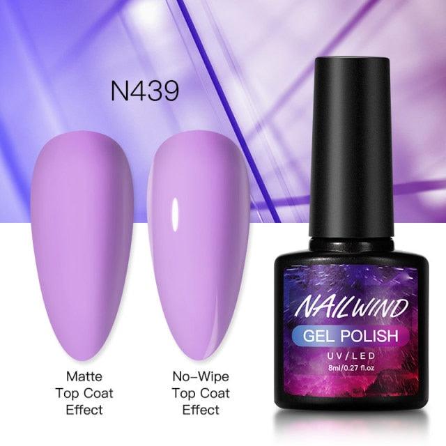 New Womens Fashion Gel Nail Polish UV LED Semi Permanent Matt Glossy Effect Luxury Manicure Design