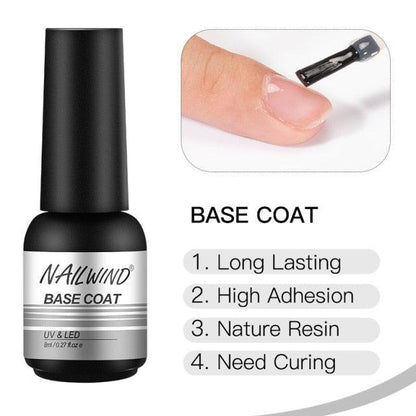 New Womens Fashion Gel Nail Polish UV LED Semi Permanent Matt Glossy Effect Luxury Manicure Design