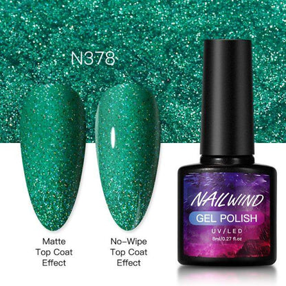 New Womens Fashion Gel Nail Polish UV LED Semi Permanent Matt Glossy Effect Luxury Manicure Design