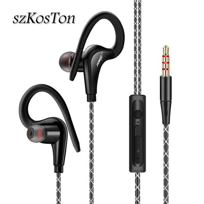 Original Sports Earphone Bluetooth Earphones with Charging case for Sport, Running, Workout Super Bass Headphones Sweatproof Running Headset With Mic Ear Hook