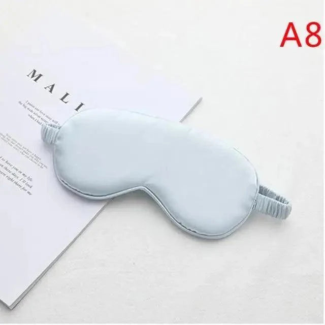 Portable Sleeping Eye Mask Cover Eye Patch Smooth Blindfold Rest Relax Eye Cover Soft And Comfortable Night Blindfold For Women
