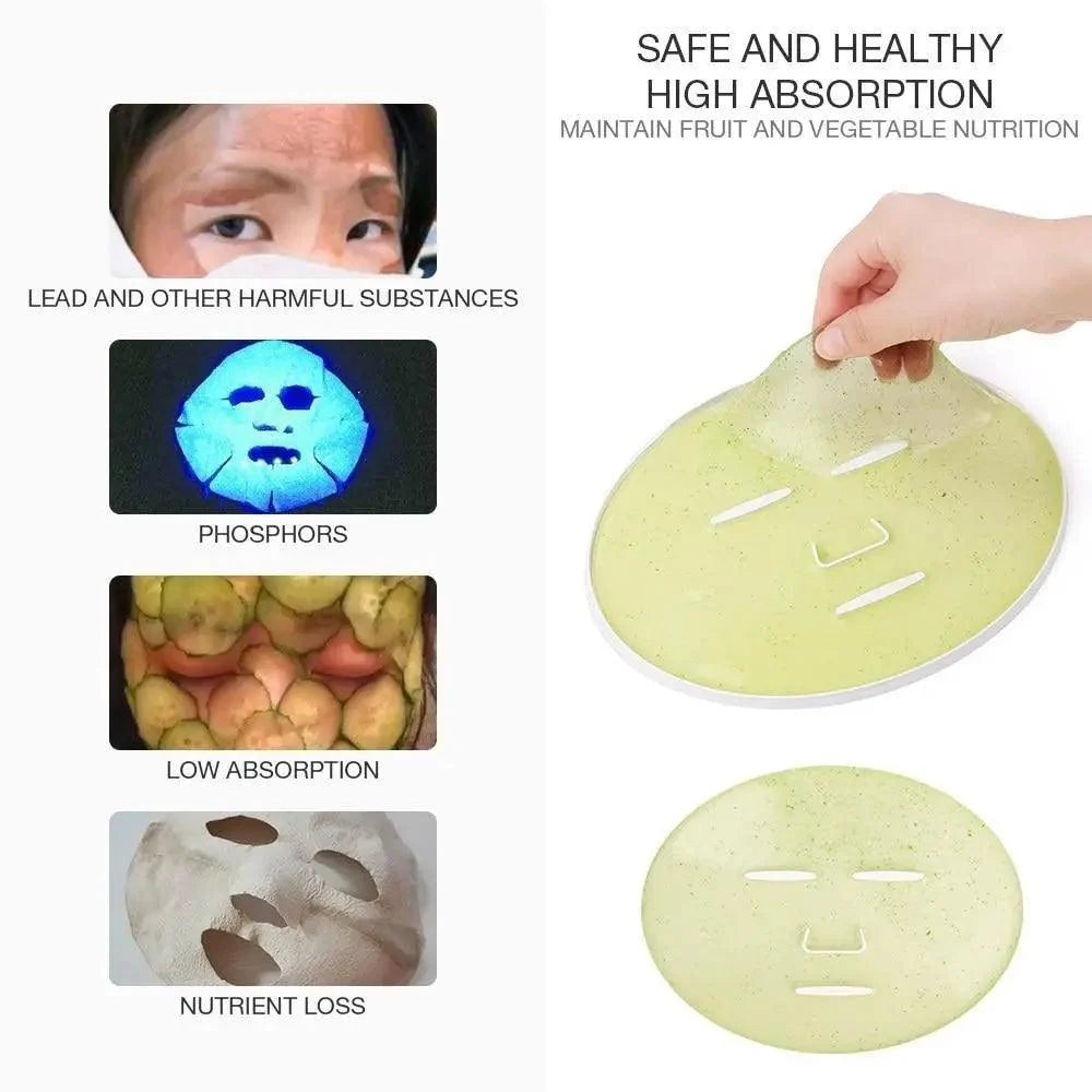 Premium Intelligent Facial Mask Maker for Collagen Fruit Vegetable Automatic Face Cream Making Facial Cream Maker Machine, Professional Facial Mask Machine Collagen Fruit Vegetable Automatic Facial Care Masks Maker Machine with Human Voice Reminder