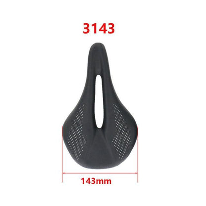 Full Carbon Saddle Road Bike Super Light Leather Carbon Bicycle Seat Optimized For Men Flexible And Comfortable Sit Bone Support Shock Absorbing Road Bike Saddle