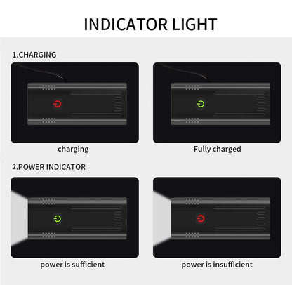Bike Light Rainproof USB Rechargeable LED Bicycle Light Super Bright Flashlight Rechargeable Bicycle Light Bicycle Front Headlight LED Bike Headlight 3 Light Mode Fits All Bicycles Mountain Road