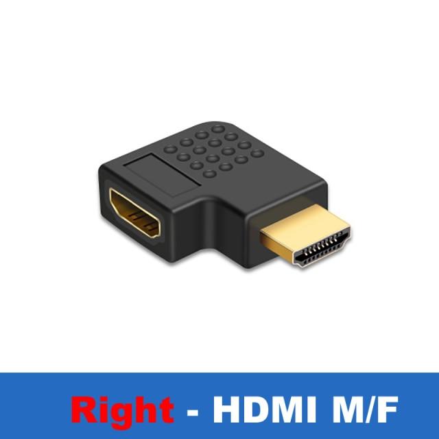Connector Adapter HDMI Compatible Cable 90 Corner Angle Left Right Up Down Male Female Extender To HDMI Extension 90 Degree Male To Female HDMI Adapter