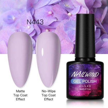 New Womens Fashion Gel Nail Polish UV LED Semi Permanent Matt Glossy Effect Luxury Manicure Design