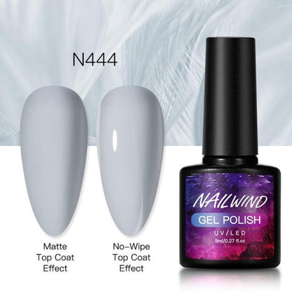 New Womens Fashion Gel Nail Polish UV LED Semi Permanent Matt Glossy Effect Luxury Manicure Design