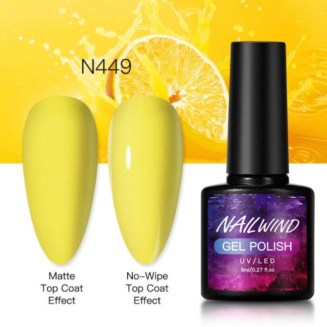 New Womens Fashion Gel Nail Polish UV LED Semi Permanent Matt Glossy Effect Luxury Manicure Design