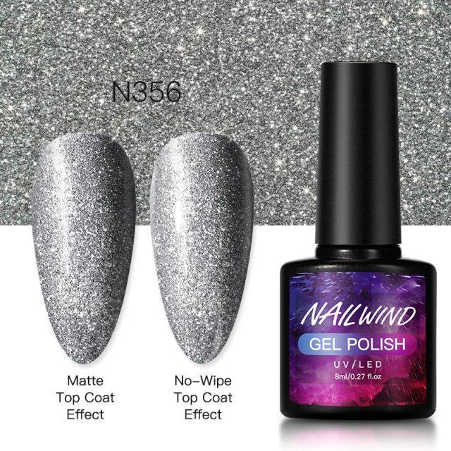 New Womens Fashion Gel Nail Polish UV LED Semi Permanent Matt Glossy Effect Luxury Manicure Design