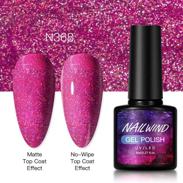 New Womens Fashion Gel Nail Polish UV LED Semi Permanent Matt Glossy Effect Luxury Manicure Design