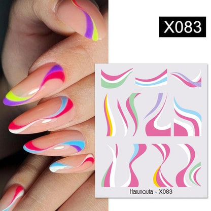 Spring Simple Green Theme Water Decal Sticker Flower Leaf Tree Summer Slider For Manicuring Nail Art Watermarks Art Decoration Manicure Tools Nail Watermark Decals iridescent Decoration Nail Self-Adhesive Decals Nail Stickers Water Transfer Fresh Nail