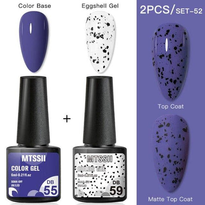 Luxury Gel Nail Polish Permanent Glossy Matte Egg Effect Elegant Stylish Eggshell Design For Women And Lady Nail Gel