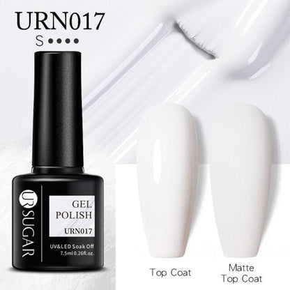 Matte Pink Blue Gel Nail Polish Semi Permanent LED Nail Art Design Elegant Warm Colors For Womens