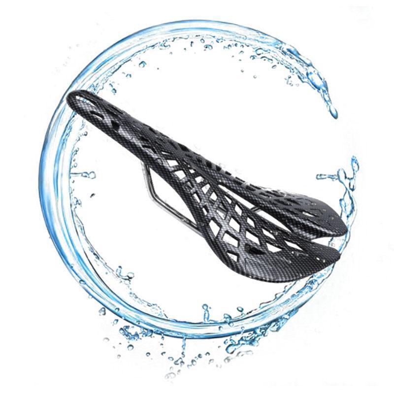 Lightweight Bicycle Front Seat Mat Bike Saddle Bicycle Seat Cushion Pad Breathable Soft Spider Web Saddle Cycling Bicycle Hollow Seat Saddle Comfy Ultra Light Mountain Bike Road Bicycle Saddle