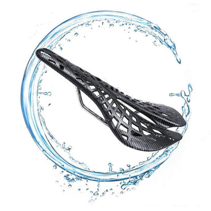 Lightweight Bicycle Front Seat Mat Bike Saddle Bicycle Seat Cushion Pad Breathable Soft Spider Web Saddle Cycling Bicycle Hollow Seat Saddle Comfy Ultra Light Mountain Bike Road Bicycle Saddle