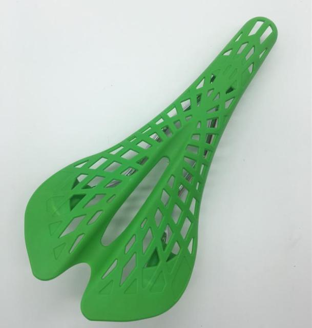 Lightweight Bicycle Front Seat Mat Bike Saddle Bicycle Seat Cushion Pad Breathable Soft Spider Web Saddle Cycling Bicycle Hollow Seat Saddle Comfy Ultra Light Mountain Bike Road Bicycle Saddle