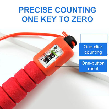 Professional Sponge Jump Rope With Electronic Counter Adjustable Fast Speed Counting Jump Skip Rope Sponge Jump Rope Electronic Counter Adjustable Fast Speed Counting Skipping Rope Wire Workout Equipments