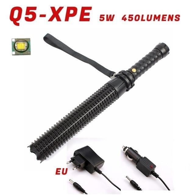 Rechargeable Adjustable LED Flashlights High Lumen Super Bright Handheld Waterproof Zoomable Portable Flashlight For Outdoor Baseball Bat Hiking CampingSelf Defense