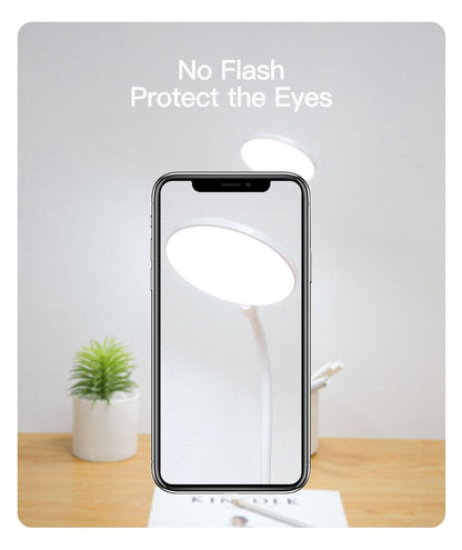 Rechargeable Table Lamp Storage Pen Holder Lamps Table 18 PCS LED Touch Table Lamp USB Hose Phone Stand Student Desk Lamp Decorative Table Lamp Cute Study Lamps for Bedroom Décor