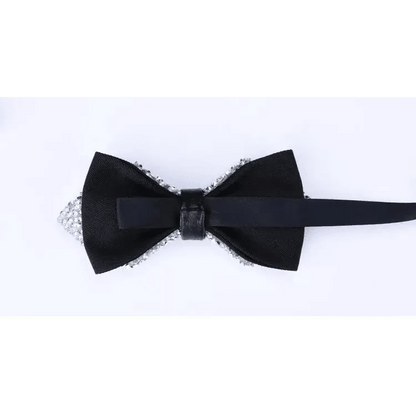 Shiny Butterfly Men Bowtie Sparkling Wedding Bridegroom Bow Ties  Adjustable Length Party Bowties