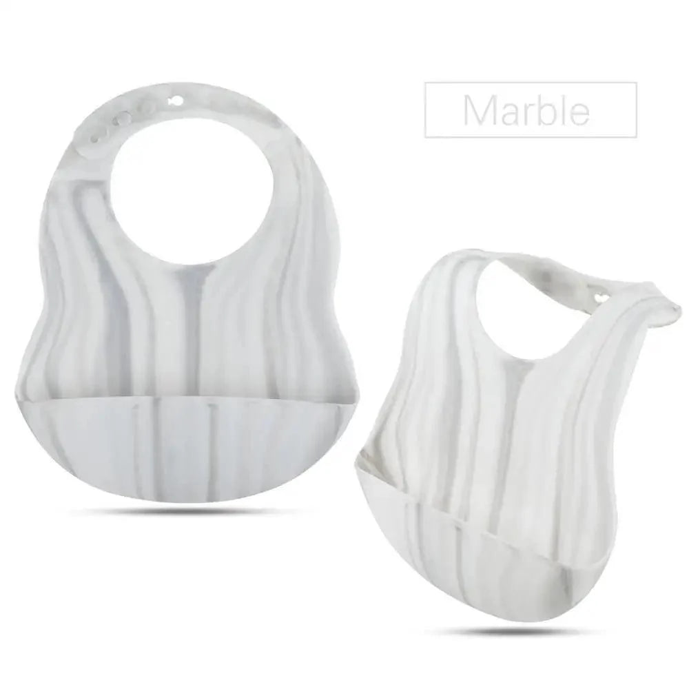 Silicone Bibs For Kids Newborn Baby Feeding Tableware Waterproof  Baby Bibs For Toddler Bib For Kids