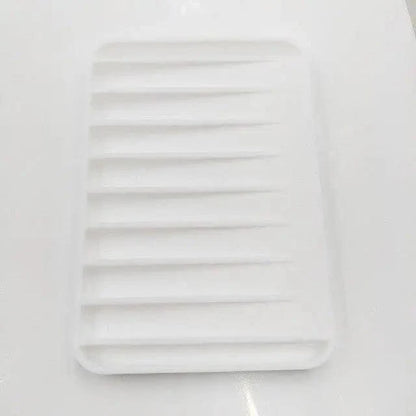 Silicone Soap Holder Flexible Soap Dish Plate Holder Tray Soapbox Container Storage For Bathroom Kitchen Soap Dish for Shower Waterfall Soap Holder Soap Tray Soap Saver Drainer Flexible Silicone for Shower Bathroom Kitchen Counter Top Keep Soap Bars Dry